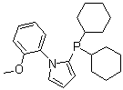 structure of CAS# 672937-63-2, 1-(2-甲氧基苯基)-2-(二环己基膦基)吡咯