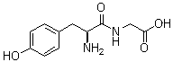 structure of CAS# 673-08-5, L-酪氨酰甘氨酸