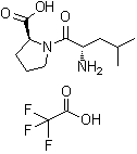 structure of CAS# 67320-92-7, 1-L-亮氨酰-L-脯氨酸单(三氟乙酸盐)
