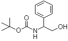 (2-羟基-1-苯基乙基)氨基甲酸叔丁酯分子结构 (CAS 67341-01-9)