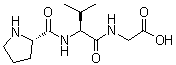 structure of CAS# 67341-70-2, L-Prolyl-L-valylglycine