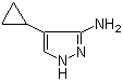 structure of CAS# 673475-74-6, 3-氨基-4-环丙基-1H-吡唑