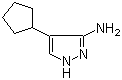 structure of CAS# 673475-75-7, 3-氨基-4-环戊基-1H-吡唑