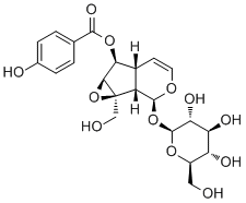 structure of CAS# 6736-85-2, 梓苷