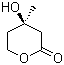 CAS # 674-26-0, DL-Mevalonolactone, DL-Mevalonic acid lactone, (4R)-4-Hydroxy-4-methyl-oxan-2-one, (+/-)-Tetrahydro-4-hydroxy-4-methyl-2H-pyran-2-one