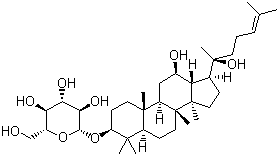 structure of CAS# 67400-17-3, (S)-人参皂甙 Rh2