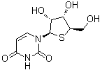 structure of CAS# 6741-73-7, 4'-硫代尿苷