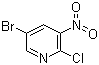 structure of CAS# 67443-38-3, 5-溴-2-氯-3-硝基吡啶