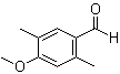 2,5-二甲基对茴香醛分子结构 (CAS 6745-75-1)
