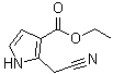 CAS # 67464-81-7, 2-(Cyanomethyl)-1H-pyrrole-3-carboxylic acid ethyl ester, NSC 288724
