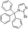 structure of CAS# 67478-47-1, 2-溴-1-三苯甲基-1H-咪唑