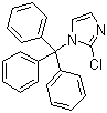 structure of CAS# 67478-48-2, 2-氯-1-三苯甲基-1H-咪唑