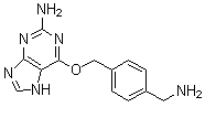 structure of CAS# 674799-96-3, 6-[[4-(氨基甲基)苯基]甲氧基]-7H-嘌呤-2-胺