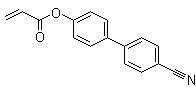 CAS 登录号：67483-58-3, 4'-氰基联苯-4-基 2-丙烯酸酯