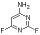 structure of CAS# 675-12-7, 6-Amino-2,4-difluoropyrimidine