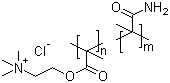 CAS 登录号：67504-24-9, 聚季铵盐-32,  2-甲基丙烯酰氧乙基三甲基氯化铵-丙烯酰胺共聚物