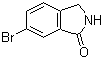 6-溴异吲哚啉-1-酮分子结构 (CAS 675109-26-9)