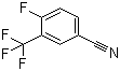 4-氟-3-三氟甲基苯腈分子结构 (CAS 67515-59-7)