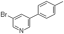 3-溴-5-(4-甲基苯基)吡啶分子结构 (CAS 675590-28-0)