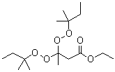 3,3-双(叔戊基过氧基)丁酸乙酯分子结构 (CAS 67567-23-1)