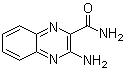 structure of CAS# 67568-30-3, 3-氨基-2-喹喔啉甲酰胺
