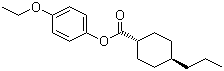 structure of CAS# 67589-39-3, 4-Ethoxyphenyl trans-4-propylcyclohexanecarboxylate