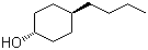 反式-4-丁基环己醇分子结构 (CAS 67590-13-0)