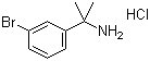 structure of CAS# 676135-18-5, 1-(3-溴苯基)-1-甲基乙胺盐酸盐