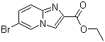 6-溴咪唑并[1,2-a]吡啶-2-羧酸乙酯分子结构 (CAS 67625-37-0)