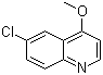 structure of CAS# 676262-10-5, 4-甲氧基-6-氯喹啉