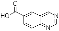 喹唑啉-6-羧酸分子结构 (CAS 676326-53-7)