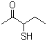 structure of CAS# 67633-97-0, 3-巯基-2-戊酮