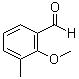 2-甲氧基-3-甲基苯甲醛分子结构 (CAS 67639-61-6)