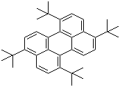 1,4,7,10-四叔丁基苝分子结构 (CAS 677275-33-1)