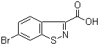 structure of CAS# 677304-75-5, 6-溴-1,2-苯并异噻唑-3-甲酸