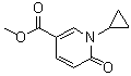 1-环丙基-1,6-二氢-6-氧代-3-吡啶羧酸甲酯分子结构 (CAS 677763-20-1)