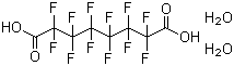 structure of CAS# 678-45-5, Perfluorosuberic acid dihydrate