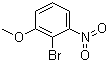 2-溴-3-硝基苯甲醚分子结构 (CAS 67853-37-6)