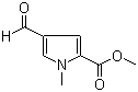 structure of CAS# 67858-47-3, 4-甲酰基-1-甲基吡咯-2-甲酸甲酯