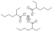 三(2-乙基己酸)铋分子结构 (CAS 67874-71-9)