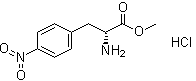 4-硝基-D-苯丙氨酸甲酯单盐酸盐分子结构 (CAS 67877-95-6)