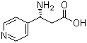(R)-3-氨基-3-(吡啶-4-基)丙酸分子结构 (CAS 678969-18-1)