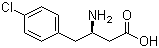 (R)-3-氨基-4-(4-氯苯基)丁酸分子结构 (CAS 678969-21-6)