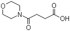 4-(4-吗啉基)-4-氧代丁酸分子结构 (CAS 67900-19-0)