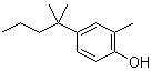 CAS # 6793-80-2, 4-(1,1-Dimethylbutyl)-2-methylphenol