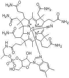structure of CAS# 68-19-9, Cyanocobalamin