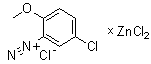 structure of CAS# 68025-25-2, 氯化锌与5-氯-2-甲氧基偶氮苯氯化物的化合物