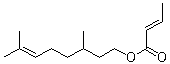 CAS # 68039-38-3, Citronellyl crotonate, 3,7-Dimethyloct-6-enyl but-2-enoate