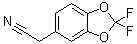 structure of CAS# 68119-31-3, 2-(2,2-Difluorobenzo[d][1,3]dioxol-5-yl)acetonitrile