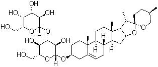 CAS # 68127-19-5, Spirostan, Diosgenyl-3-di-beta-O-glucopyranoside